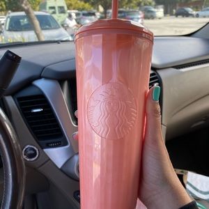 Pink Pearl Starbucks Cup